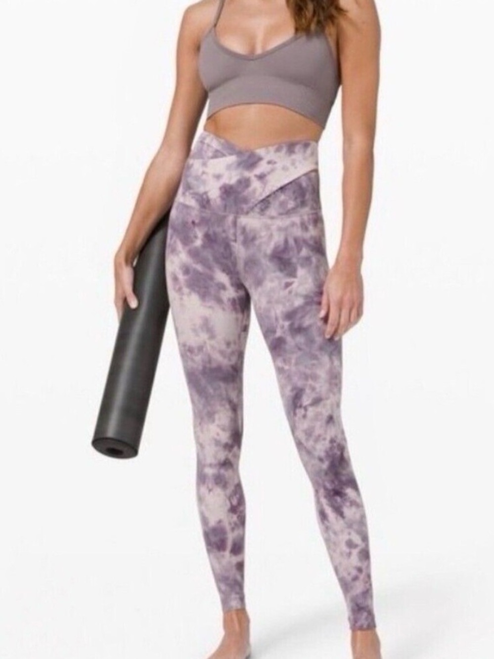 LULULEMON twist front align leggings tie dye 4 women PRISTINE